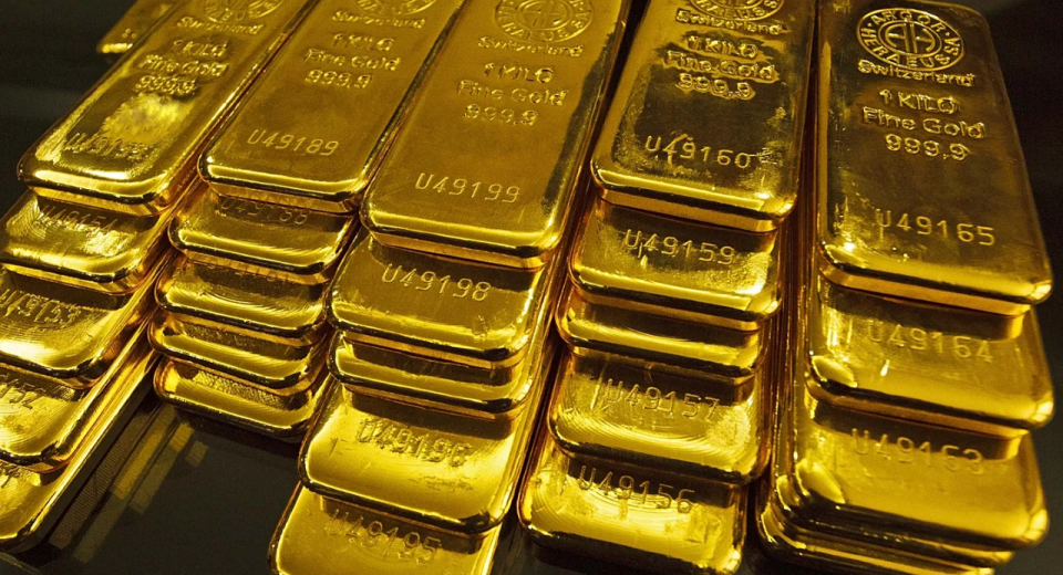 Barras de ouro, prata e platina em alta após dados de inflação americana mais fracos que o esperado